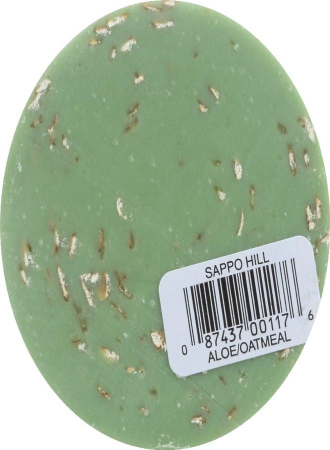 Sappo Hill Soapworks Bar Soap - Glycerine Creme - Aloe Oatmeal - 3.5 oz - Image 3